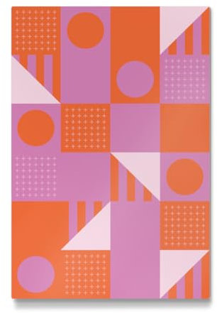 artboxONE Galerie-Print 90x60 cm Riviera Tiles Glow Vibes hochwertiges Acrylglas auf Alu-Dibond von DesigndN