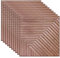 10PC 3D-Wandpaneele, 30 * 30cm Wandpaneele Selbstklebend, Ziegelstein-Effekt-Wandpaneele, Wasserdichte Schaumstoff-Wandpaneele, Geeignet für Küche, Bad, Wohnzimmer (Braune Holzmaserung)