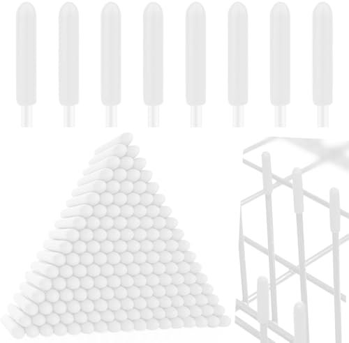 XPEX 100 piezas 3 * 25MM tapas protectoras para cesta de cubiertos de lavavajillas para escurridor de platos, para lavavajillas, accesorios para lavavajillas