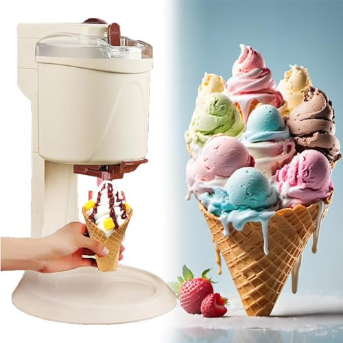 KJZQXYX Macchina di Gelato Morbido, Ho