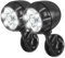 BOFRHME Lot de 2 lampes d'extérieur à piles avec détecteur de mouvement 6 LED - 6 000 K - Allumage automatique