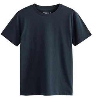 NEXT Jungen Reguläre Passform Regular Fit Kurzarm-T-Shirt Blau-Marine 110