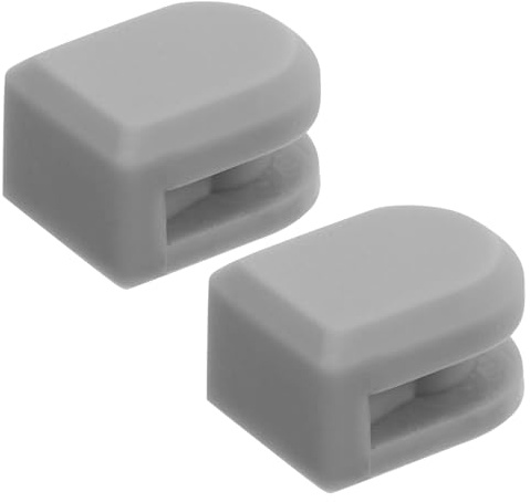 SECFOU Patins Anti-Vibrations en Silicone Blanc pour Platine Vinyle, Protection Les Vibrations Poussière, Lot de 2, Adaptés Studio à Domicile