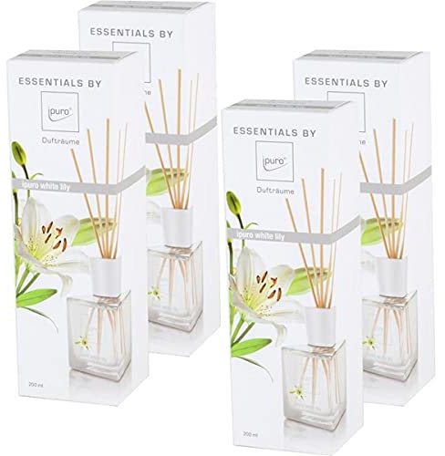 Essentials by Ipuro White Lily 200ml (4er Pack)