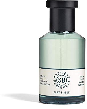 SHAY & BLUE Natural Spray Fragrance Black Tulip with Creamy Vanilla and White Chocolate
