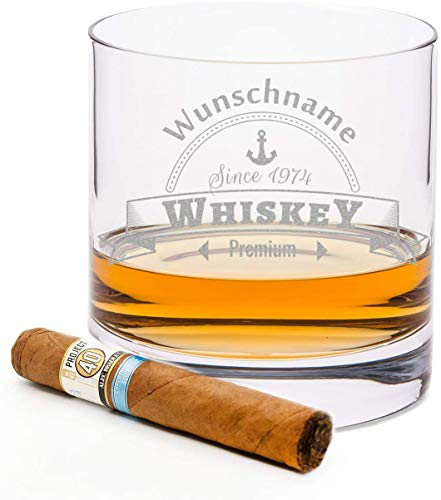 Leonardo Engraved Whisky Glass – Home Port Whisky 2.0 – Personalised with Name & Year – Original Maritime Birthday Gift Men's Gift – Gift for Dad Father's Day Birthday