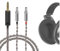GEEKRIA Apollo Single Crystal Silver Upgrade Audio Cable Compatible with Sennheiser HD800 HD800S HD820, 4.4mm Replacement Headphones Cord for HiFi Headset (4.2ft / 130cm)