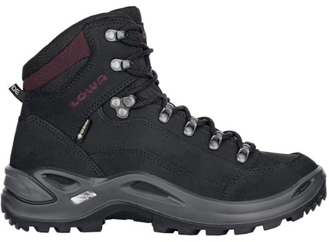 Lowa Renegade GTX Mid Outdoorschuhe schwarz/bordeaux Gr.37 1/2