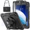 SEYMCY Case for iPad Air 3rd Generation 2019/ iPad Pro 10.5 inch Case 2017, Full-body Shockproof with Screen Protector, 360° Rotating Hand Strap & Stand, Pencil Holder, Shoulder Strap, Black