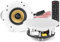 Power Dynamics WCS80 8-Inch Wireless Bluetooth Ceiling Speakers Pair, WiFi Multi Room Speaker System with Superior Sound Quality for Home and Office Use