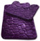 GC GAVENO CAVAILIA Pebble Stone Bath Mat Non Slip | 2Piece Memory Foam Bath Mat Set Washable Rug Super Absorbent Shower Pedestal Mat | Quick Dry Bathroom Toilet Mat Sets BathMat, Purple