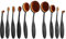 CYFUN DESIGN 10 Stück Bastelpinsel-Set, Hintergrundpinsel für Mixer, Papierbastler, gemischte Größe, Mehrzweck-Pinsel zum Basteln, Kunstprojekt, breite Anwendung, Sortiment, Bastler