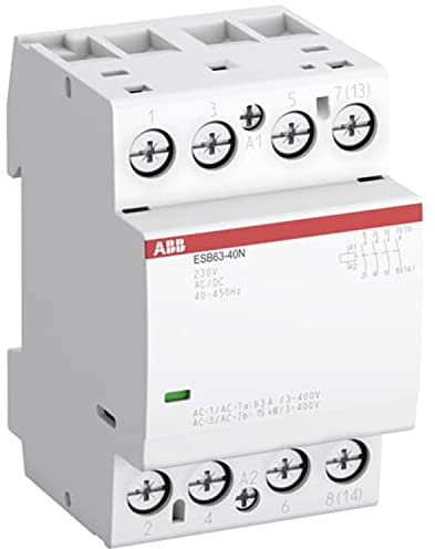 ABB ESB63-20N-06 ESB Leistungsschütz / 230 V ac Spule, 2 -polig 2 Schließer / 63 A, Sicherheit