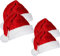 Hoshisea 4 Stück Nikolausmütze, Mütze Weihnachten Kinder, Weihnachtsfeier Mütze, Weihnachtsmützen Set, Unisex, Verwendet für Weihnachts- und Neujahrskostüm-Partydekoration