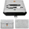 15.4 Inch Laptop Cover Case Sleeve Felt Laptop Protective Case - Grey Felt laptop sleeve laptop sleeve with pocketsLaptop sleeve with scratch protection Laptop Cover Case