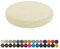 Lsjoaw Rund Sitzkissen Stuhlkissen 30 X 30 X 3CM(1 Pieces) Leinen Sitzpolster Abnehmbares Memory Schaum Runde Sitzauflage für Stuhl Bank Hocker Haus Küche Esszimmer Garten Büro,Beige