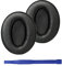 Adhiper Cuscinetti auricolari compatibili con Sennheiser HD 450BT, HD 4.50BT, HD 4.50BTNC, HD 4.40BT, HD 350BT, HD 4.30G Cuscinetti per cuffie con morbida pelle proteica e memory foam (nero)