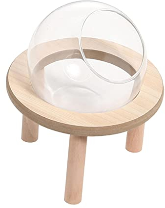 LOVIVER Hamster Sandbad Container, Kleintierbad Holz, Dusche Großes Badezimmer Hamster Sandbad Box für Chinchilla, 12cm