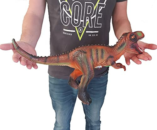 Brigamo 【𝙋𝙧𝙞𝙢𝙚 𝘿𝙚𝙖𝙡】 Premium XL Riesen T-Rex Dinosaurier Figur inkl. Sound - Siehe Video