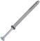AERZETIX - C67163 - Lot de 50 Chevilles à Clou Ø8x100mm à collerette biseautée en polyéthylène + 50 Clou-vis Ø4.9x105 mm à tête fraisée PZ2 en Acier - à Frapper - ossature métallique béton Brique