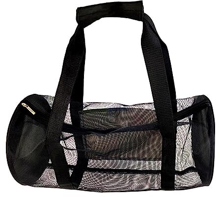 Aublinto PVC-Netz + wasserdichtes Oxford-Tuch Kletterseiltasche ，Outdoor Klettern Seiltasche，Stabil Seilsack Rucksack，Seilaufbewahrungstasche zum Schleppen,Eisklettern und Felsklettern