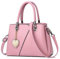 FOLOVEYA Elégant Sac à Main Femme Pendentif Coeur Sac Fourre Tout Sac Dames PU Cuir Sac à Bandoulière Ville Sacs Portés Epaule Sac Tote Travail Achats Fête Voyage Sac Messager Rose
