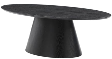 Vente-unique-Couchtisch - MDF - Schwarz - ANTELADA