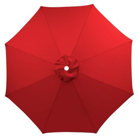 KXWOQ3ED Auvent de Rechange pour Parasol Cantilever 8 Baleines, Toile de Rechange pour Parasol de Terrasse Extérieur, Housse de Parasol de Jardin (Auvent Uniquement)(Size:300cm/10ft)