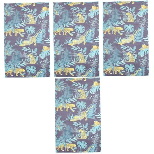 Cabilock 4piezas Toalla De Playa Grande De Secado Rápido Toalla De Piscina Portable y Absorbente Accesorio De Natación para y Familiar