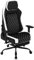 WOLTU Gaming Stuhl, Bürostuhl ergonomisch, mit ILanglebiger integrierter Schwamm, adaptiver Lendenwirbelstütze, Fußstütze Armlehnen, 200 kg belastbar, Samtbezug Metallrahmen, Schwarz + Weiß, GS12sw