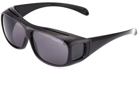 Straße Tech Lunettes Surlunettes de Conduite de Jour – Anti-Reflets Polarisées – Protection UV – Vision Claire