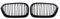 Kühlergrill 2Pcs Für 1 Serie F20 F21 2012-2019 Vorne BumperGrilles Glanz Schwarz Niere Grill Kühlergrill Vorne(Double-Glossy Black)