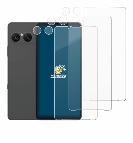 BROTECT 3 Stück Schutzglas für Sony Xperia 10 VII (Display+Kamera) Schutzfolie Panzer Folie Glas Displayschutz Made in Germany [ 9H, Anti-Fingerprint]