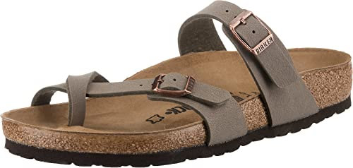 Birkenstock 071071 Mayari stone, Birkibuc Femme Stone EU 37