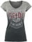 AC/DC Let There be Rock Frauen T-Shirt grau/dunkelgrau L 100% Baumwolle Band-Merch, Bands