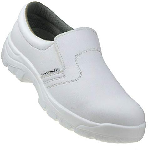 ART.MAS Arbeitsschuhe Sicherheitsschuhe S2 WEIß KOCHSCHUHE KÜCHENSCHUHE KOCH (BPWhite) (45)