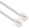 Keple 1m RJ11 Cable ADSL Extension Lead Phone Cord Telephone Plug High Speed BT Internet Broadband Male to Male Router and Modem to RJ11 Phone Socket, Microfilter, Landline Wire (White)