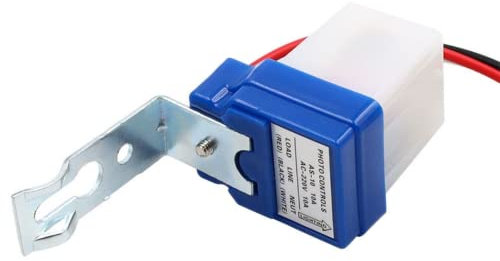 WallMall INTERRUTTORE SENSORE CREPUSCOLARE DA 10A 220V PER FARO FARETTO LED LAMPADE IP44 (2)