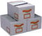 OUTBROS 3 Pcs Cajas de Almacenamiento, Contenedores Almacenaje de Jeans de Ropa Plegables, Cubos de armario Con 7 Rejillas, Organizador de cajones, Gris