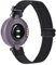 C2D JOY elastisches Nylonband kompatibel mit Garmin Lily Bands Armbanduhr Verstellbar Elastisch Sport Armband-Schwarz