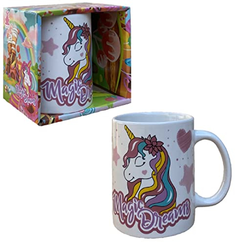 Tazza in ceramica, Unicorno, tazza mug, 350 ml, in scatola