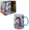 CARTOON Tasse en céramique, licorne, tasse tasse, 350 ml, en boîte