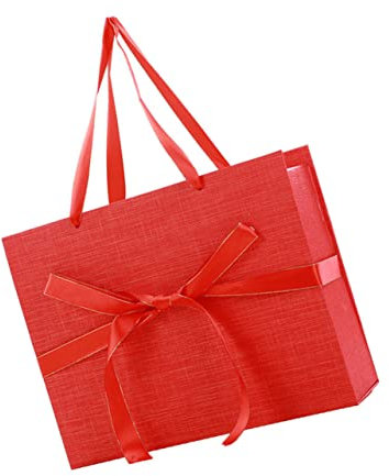 Cabilock Zarte Schachtel 27 X 19 X 8 Cm Rot Verstärkte Pappe Handtaschen-stil Exquisite Handwerkskunst