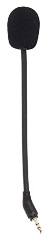 Micro de Remplacement pour Astro A30 Casque, Perche de Microphone Détachable avec Réduction de Bruit et Prise Incurvée Plaquée Or 2,5 Mm
