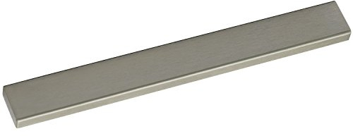 SIMAUSROM Griff Ergane LA 160mm - eleganter flacher Möbelgriff - Griffleiste Breite 240mm, Edelstahl gebürstet