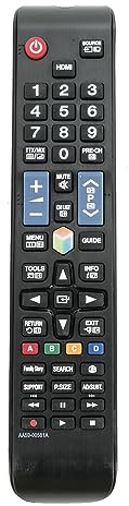 ALLIMITY AA59-00581A AA59-00584A Mando a Distancia Reemplazo por Samsung UE37ES6710 UE40ES6710 UE46ES6800 UE55ES6900 PS51D490A1W UE32ES6100 UE40EH5300 UE46EH5300 UE46ES6900 UE60ES6100 UE40ES6900