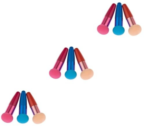 minkissy 9 Stk Reise-make-up-pinsel Kit in Reisegröße -make-up-schwamm Make-up Pinsel Schminkpinsel Makeup Bürsten Kosmetikpinsel Foundation-pinsel Reisen Fortschrittlich