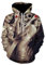 GOOSMI Hoodie Herren Slim Fit 3D Druck Langarm Sweatshirt Frühling Herbst Casaul Tops Herren Mit Taschen Kapuzenpullover Herren Täglich Party All-Match Kapuzen Herren C-003 L
