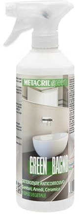 Green Bad 500 ml Bio-Reiniger und Entkalker Korrosionsschutz für Bad, Armaturen, Sanitär, Badewanne und Dusche