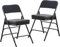 BOOSDEN Klappstühle 2er Set, Klappstuhl Gepolstert, Balkonstuhl, Klappstuhle für Küche, Esszimmer, Büro, Outdoor, Garten, Balkon